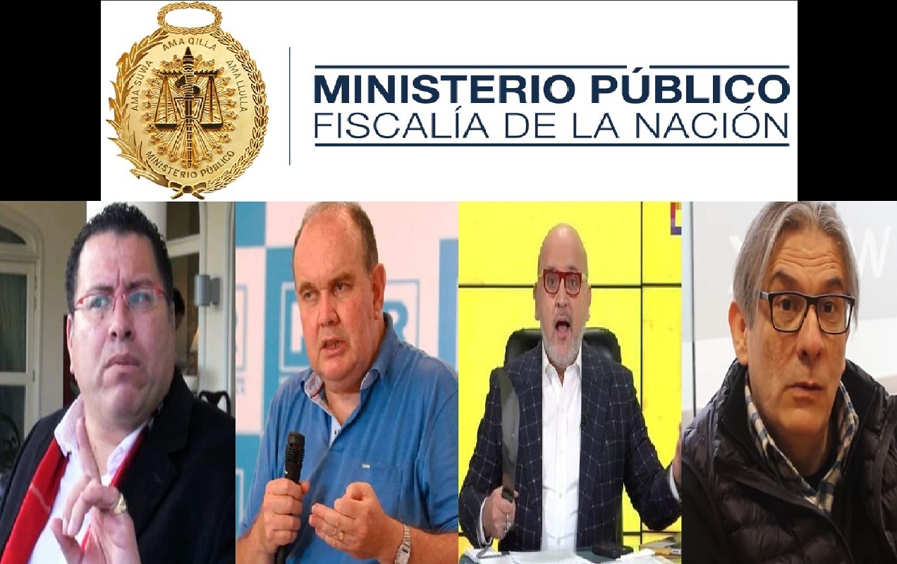 Fiscalía abre proceso por Conspiración y Sedición a Phillip Butters, López Aliaga, Beto Ortiz y Enrique Luna Victoria.