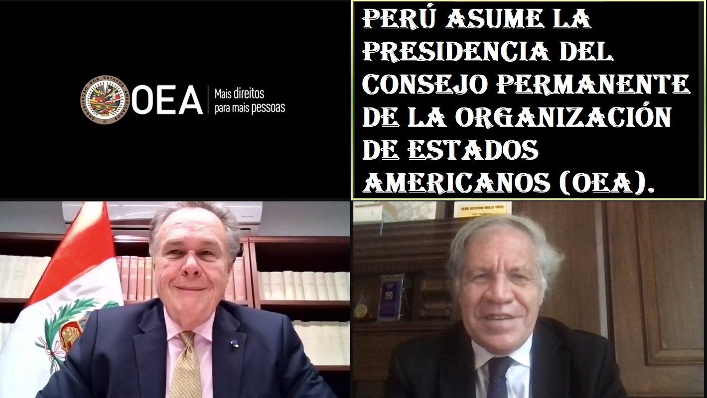 Perú asume la Presidencia del Consejo Permanente de la OEA, embajador Harold Forsyth, asumió el cargo.