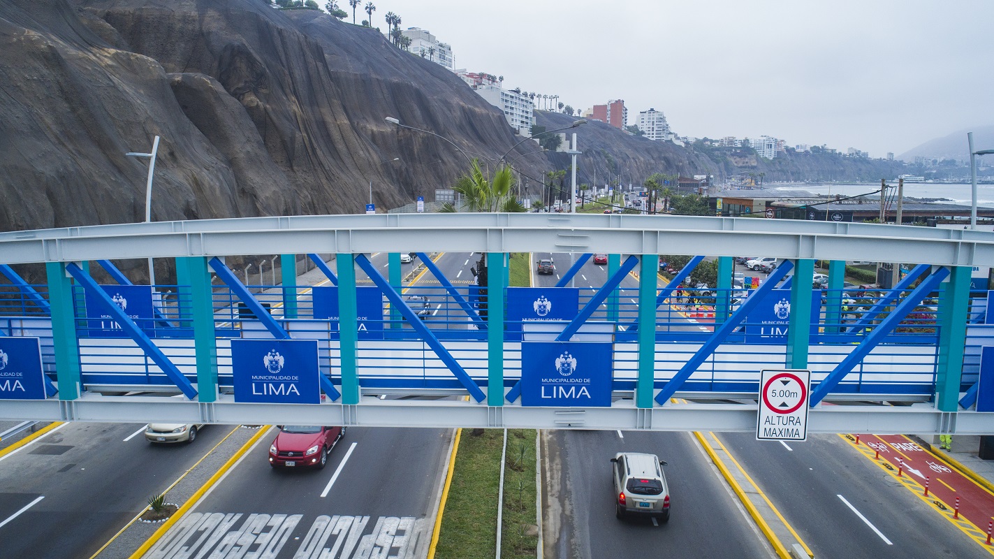 Barranco ya cuenta con su primer puente peatonal inclusivo beneficiando a más de 149 mil visitantes.