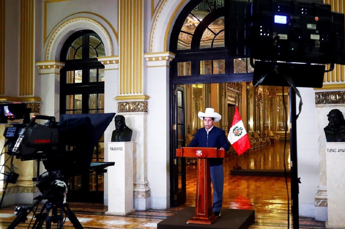 Jefe de Estado Pedro Castillo expondrá virtualmente en la Cumbre de Mandatarios del Consejo Permanente de la OEA.
