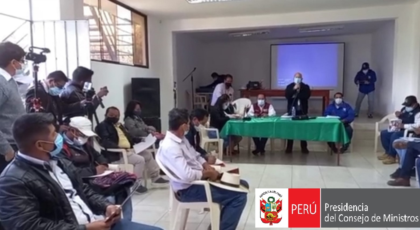 Desde Piura la PCM inició en Ayabaca mesa de trabajo que impulsará soluciones definitivas sobre obras paralizadas.