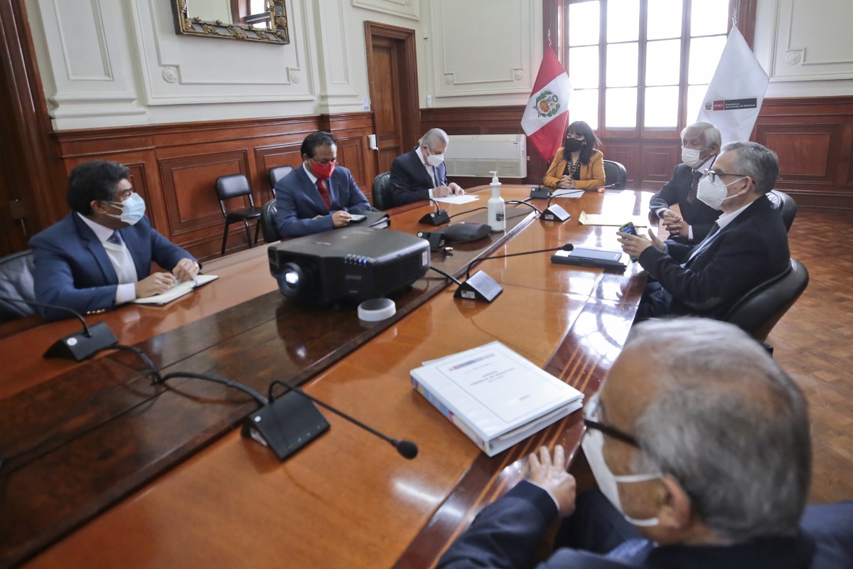 Comisión multisectorial liderada por premier Mirtha Vásquez trabaja la renegociación del contrato del gas de Camisea.