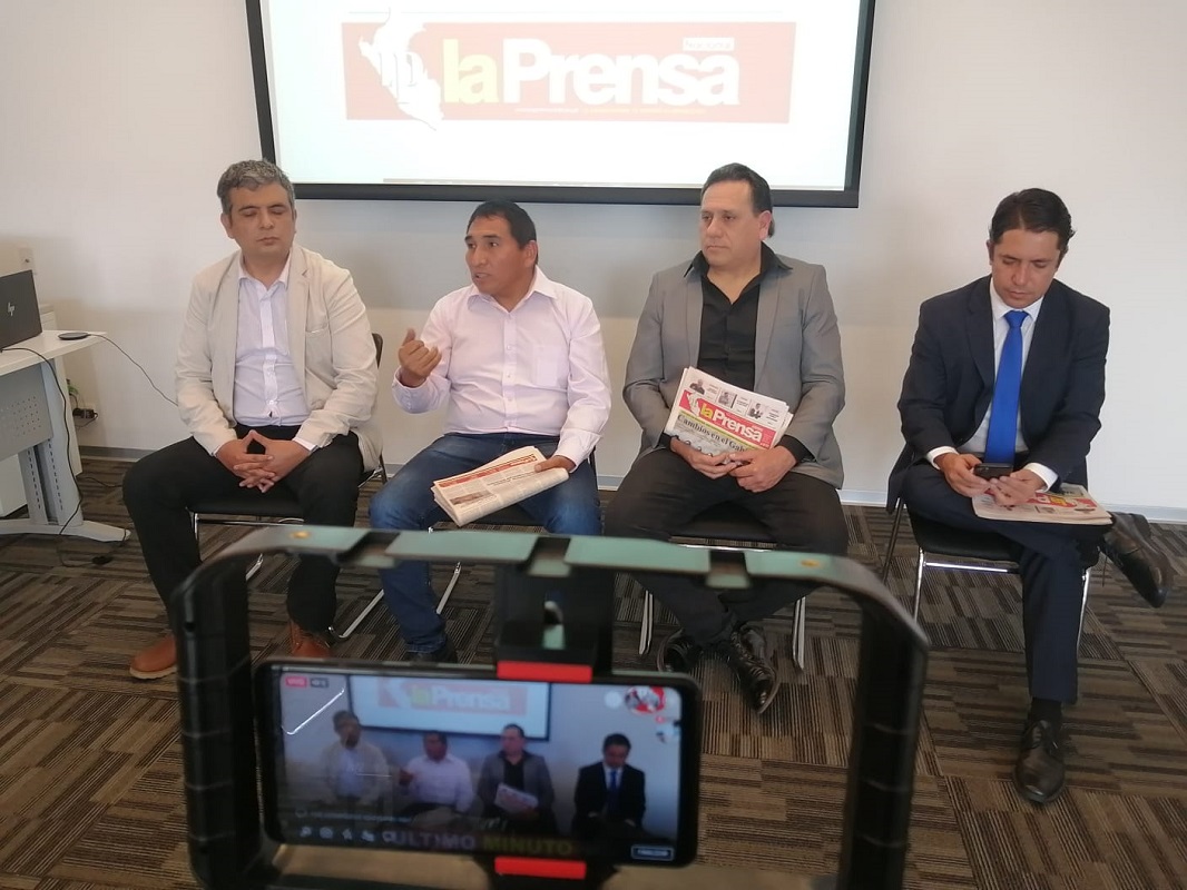 Director del diario La Prensa, indicó que circulará pese al atropello por parte de la Empresa Editora El Comercio.