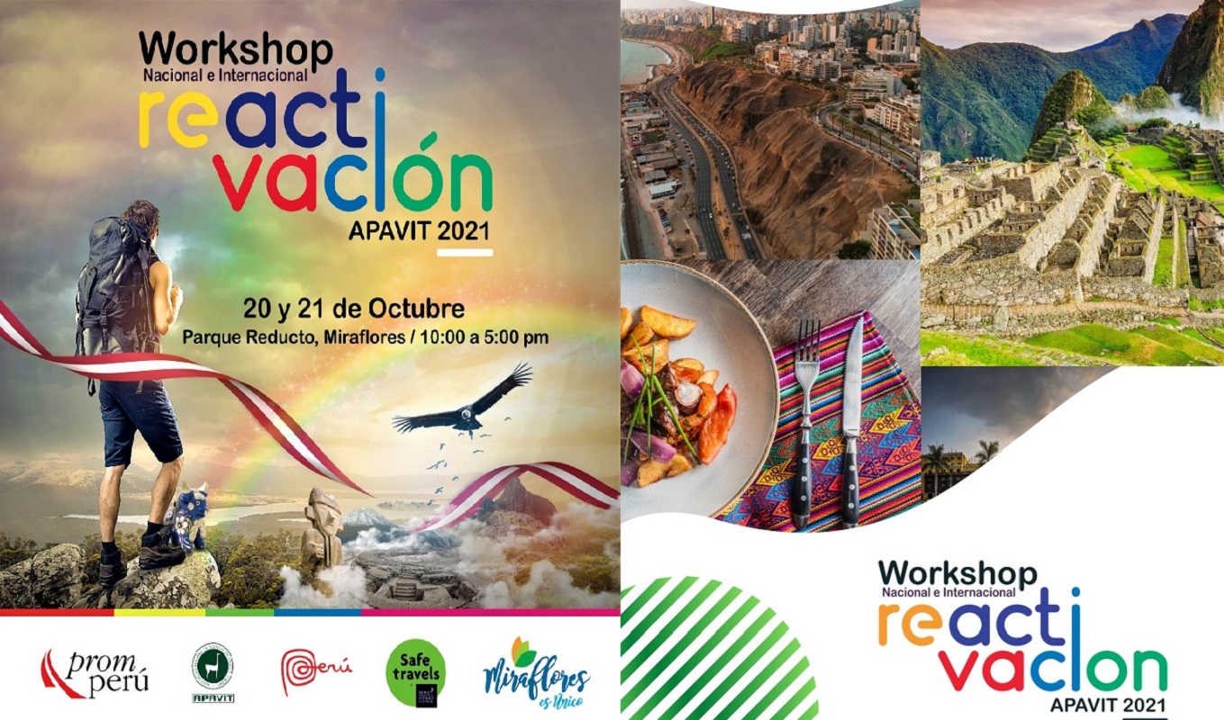 Este 20 y 21 de octubre se lanza el Workshop Reactivación 2021 en el Parque Reducto de Miraflores.