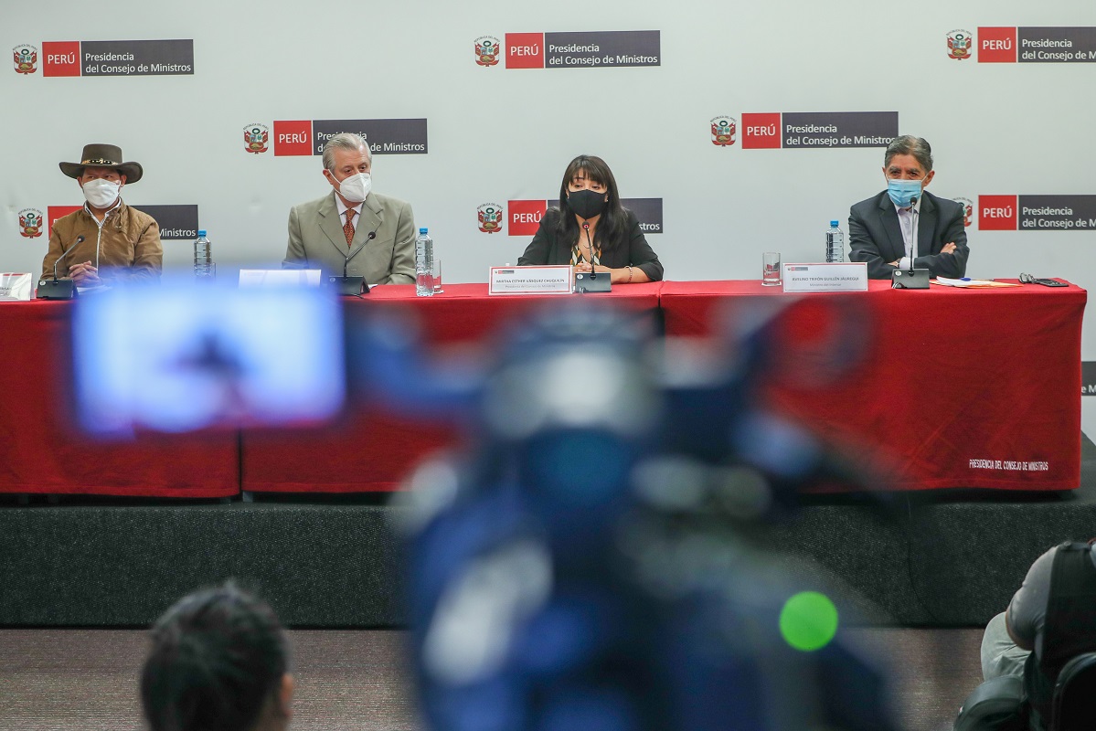 Premier Mirtha Vásquez presentó las políticas del gobierno durante su participación en CADE Ejecutivos 2021.