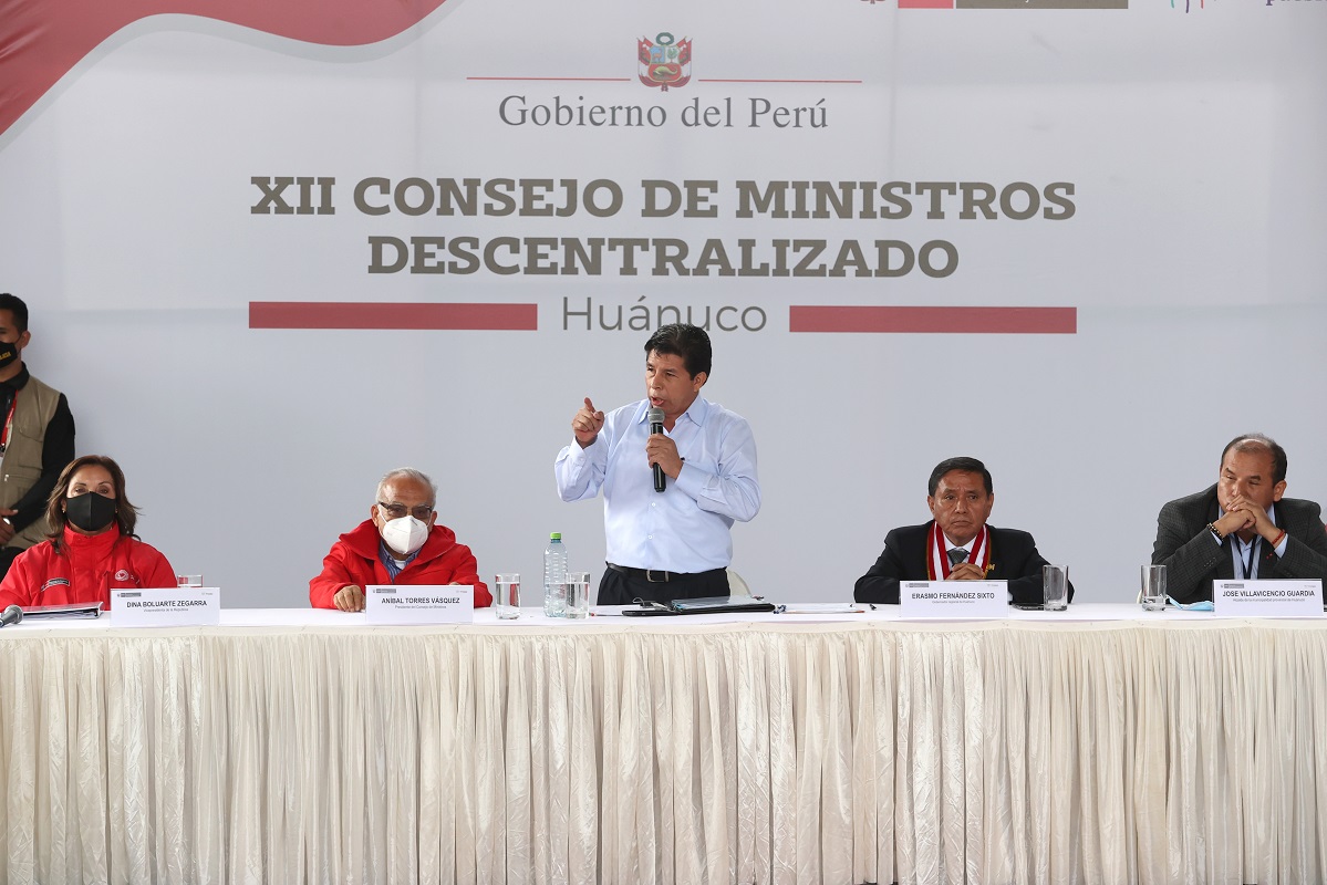 Los Consejos de Ministros Descentralizados abren las puertas del Estado y solucionar oportunamente las necesidades todos, indicó presidente Pedro Castillo.
