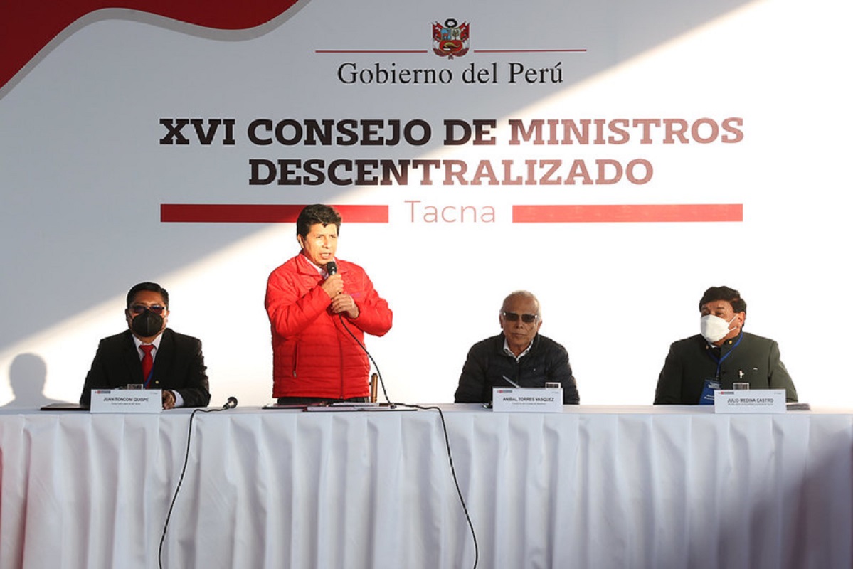 Mandatario desde Tacna anuncia censo nacional, y llama a gobernadores agendar tema migratorio, e invita al parlamento a trabajar temas nacionales.