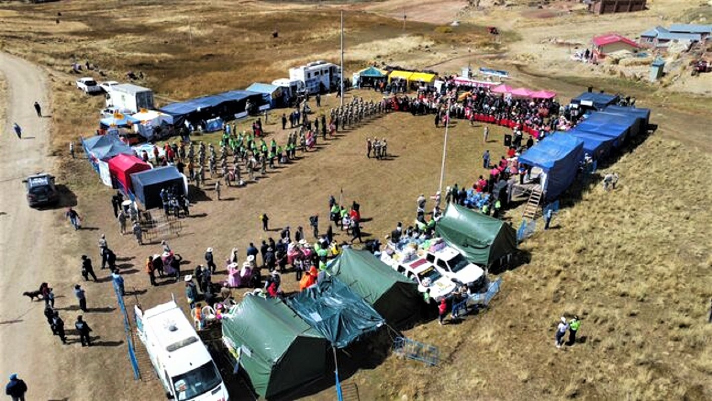 Gobierno verifica Plan Multisectorial ante Heladas y Friaje, sobre entrega de viviendas Sumaq Wasi, kits de abrigo e inmunizaciones en Puno.