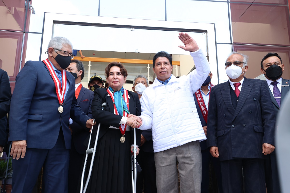Desde Trujillo en inauguración de una Unidad de Flagrancia, presidente Castillo exhortó a la PNP mano dura en contra la delincuencia y criminalidad.