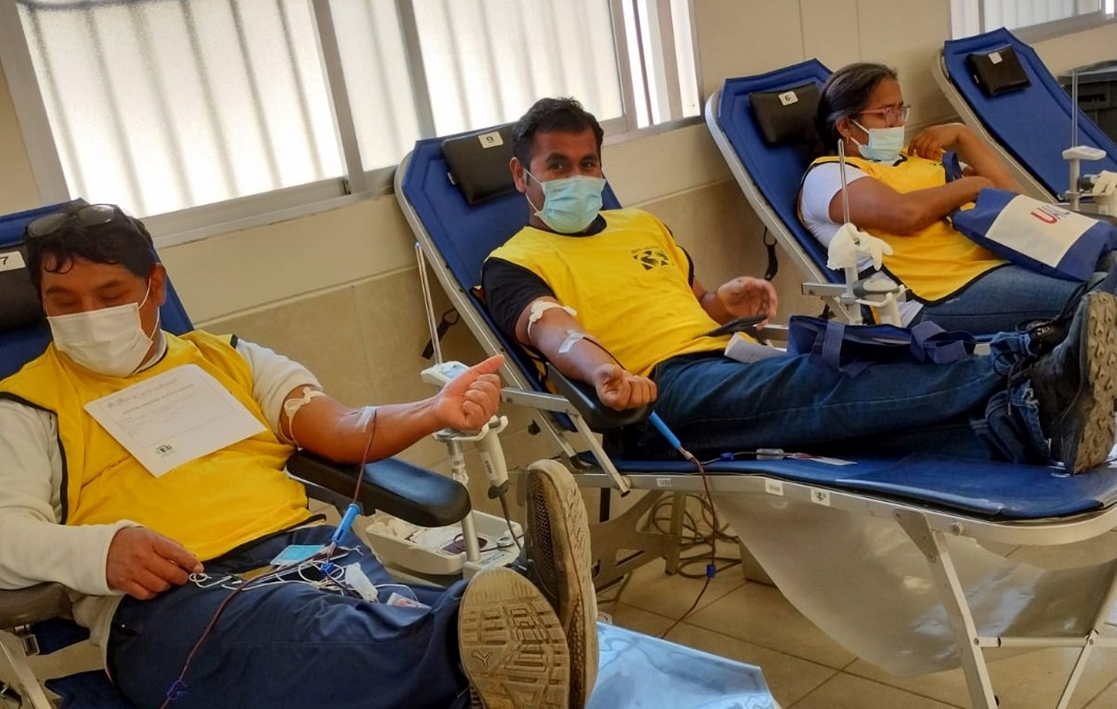 Manos que Ayudan realizaron campaña de donación de sangre, efectuado todos los días sábados desde el 18 de junio al 9 de julio.