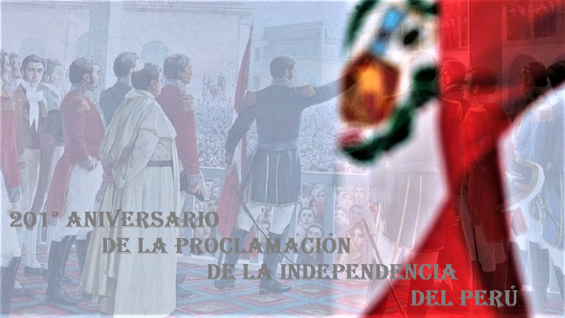 La nación Inca, "Perú" cumple hoy 201° aniversario de la proclamación de su independencia.