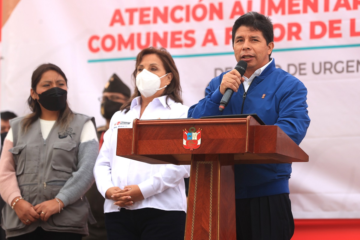 Tras entrega de más de 96 millones para las ollas comunes, presidente Castillo, invocó a municipios a ser transparentes y actuar con celeridad.