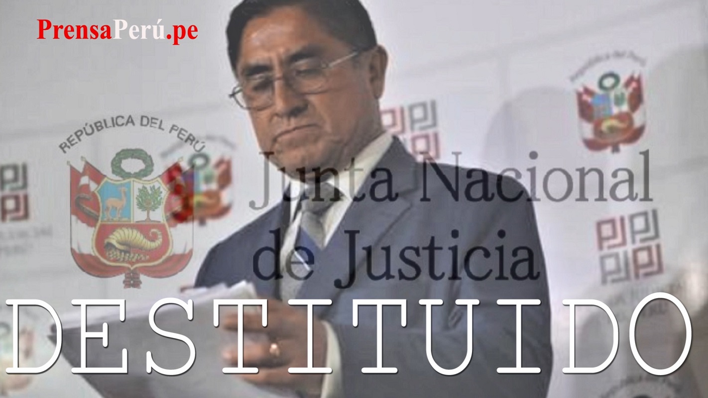 Juez supremo César José Hinostroza Pariachi, que fue blindado por el fujimorismo en el Congreso, fue destituido por la JNJ por corrupto.