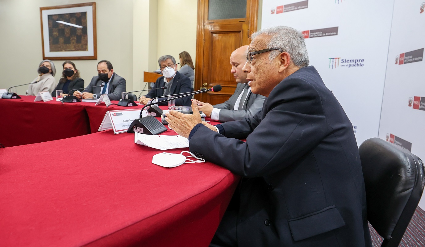 Gobierno anuncia meridianamente “La decisión de atacar frontalmente a la inseguridad ciudadana”, puntualizó premier Aníbal Torres.