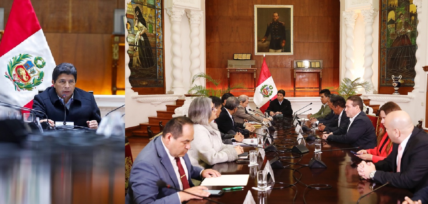 Presidente Pedro Castillo sostuvo reunión con gobernadores electos de Ucayali, Puno, Madre de Dios y Apurímac.