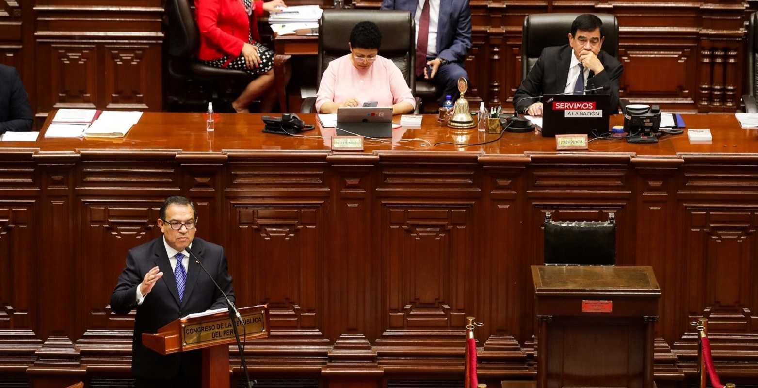 El Pleno del Congreso otorgó el "Voto de Confianza" al gabinete ministerial liderado por Alberto Otárola.