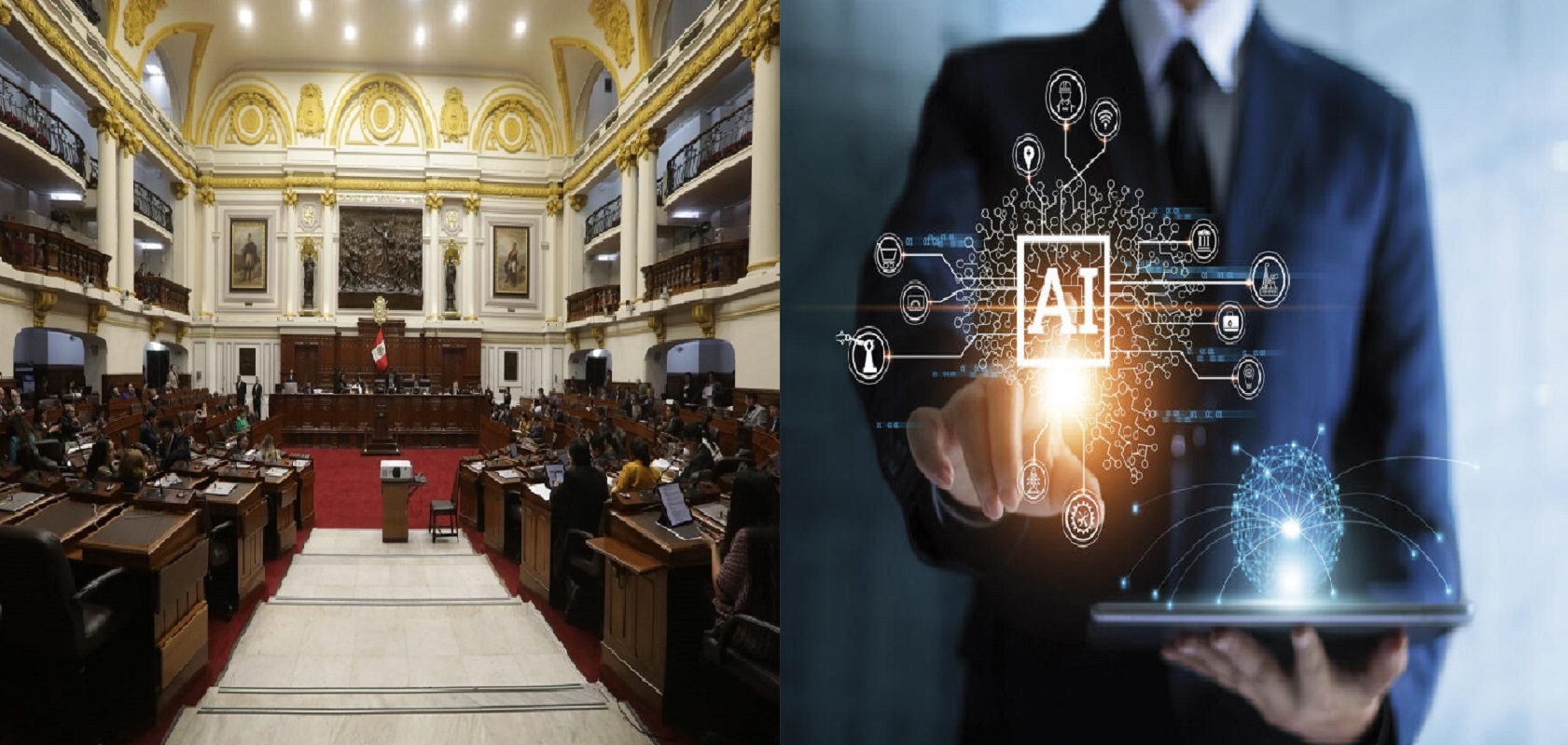 En sesión del Pleno del Congreso, se aprueba Ley que promueve el uso de la inteligencia artificial.