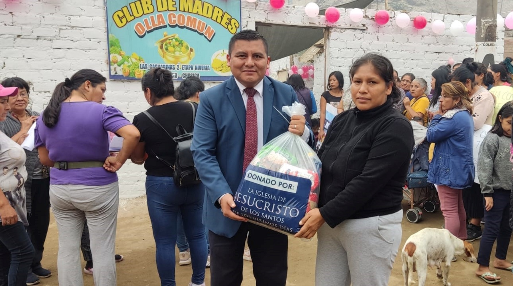 Iglesia de Jesucristo entrega ayuda humanitaria en Lurigancho-Chosica en apoyo a población de Nieveria en Lurigancho-Chosica.