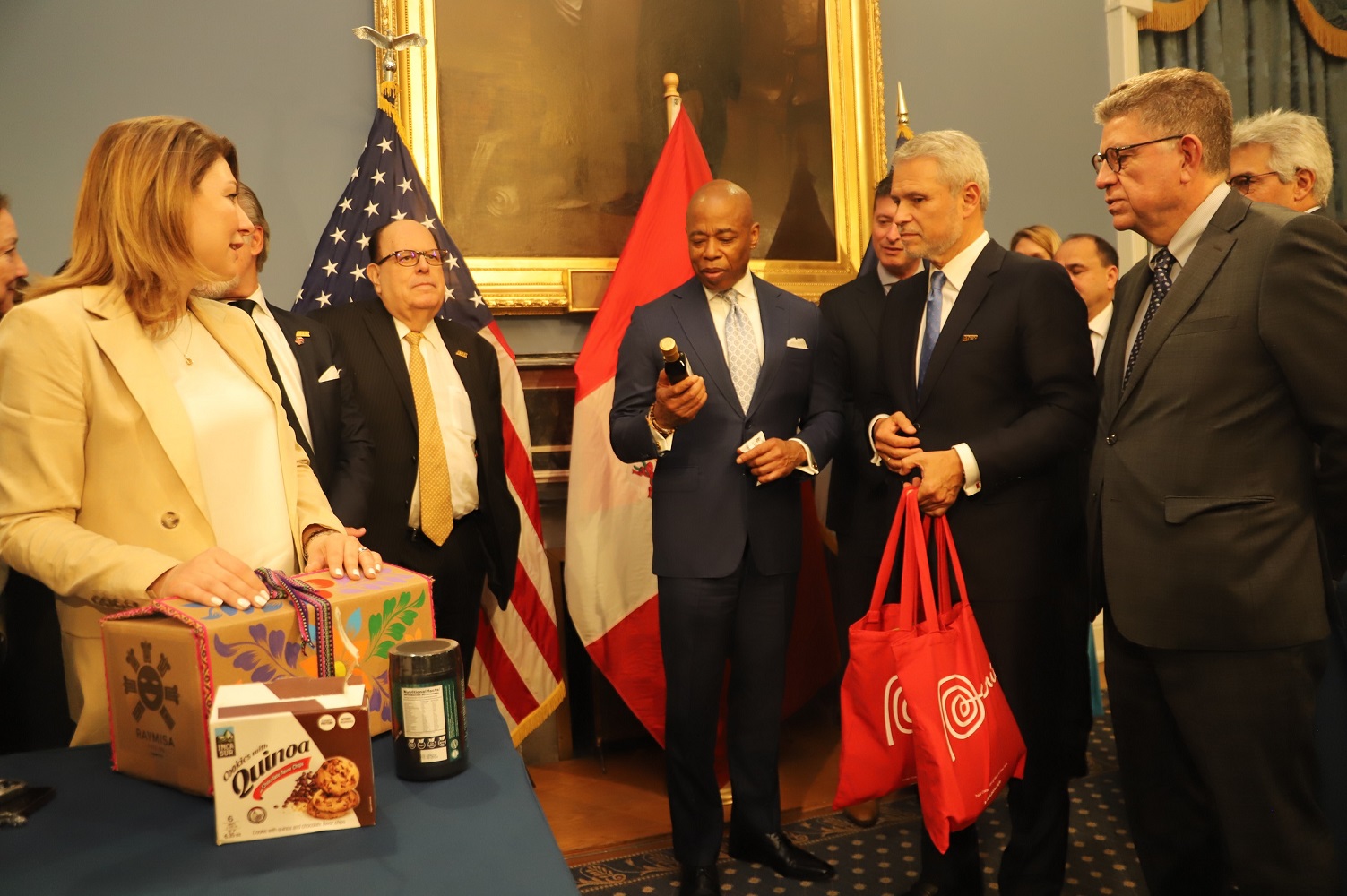 Adex expuso al alcalde de Nueva York garantizar la seguridad alimentaria de sus ciudadanos con el consumo de alimentos peruanos.