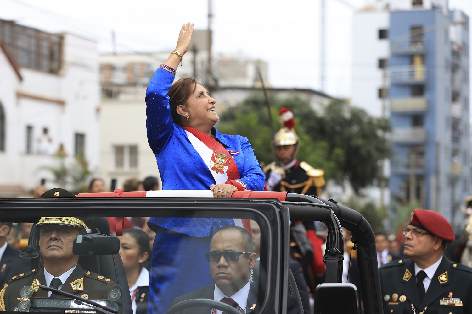 Gran Parada y Desfile Cívico Militar con ocasión del 202° aniversario de la independencia del Perú.