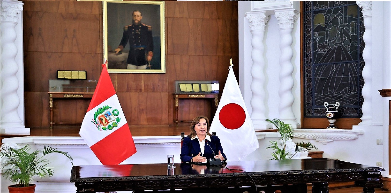 Presidenta Boluarte propuso al primer ministro japonés, Fumio Kishida, una hoja de ruta al conmemorarse el 150.° años de relaciones bilaterales.