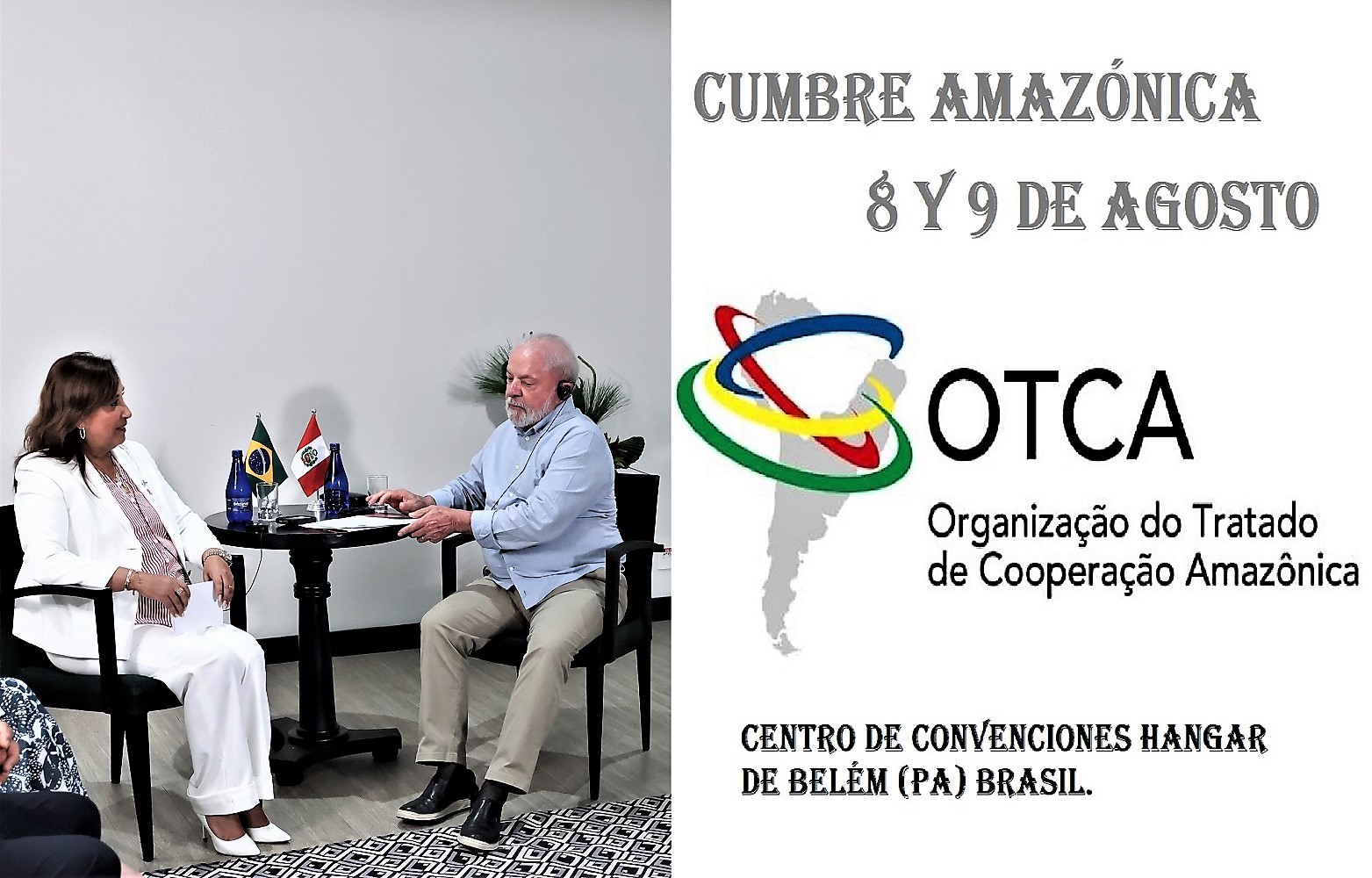Presidenta Boluarte participa en Cumbre Amazónica junto a los Presidentes de los Estados partes del Tratado de Cooperación Amazónica en Brasil.