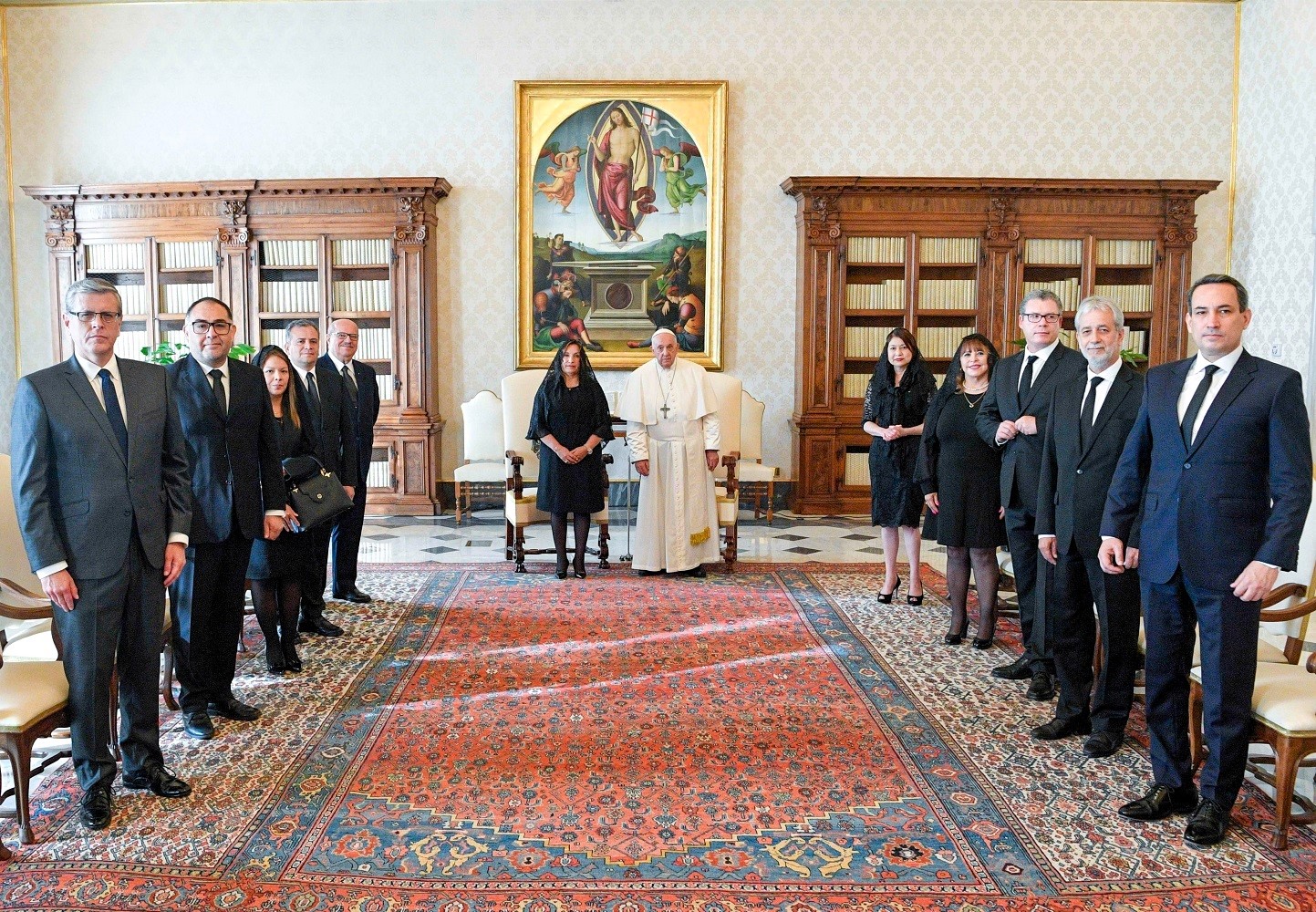 Papa Francisco y presidenta Boluarte, hablaron de las relaciones entre Iglesia y Estado, el fenómeno de las migraciones y el cambio climático.