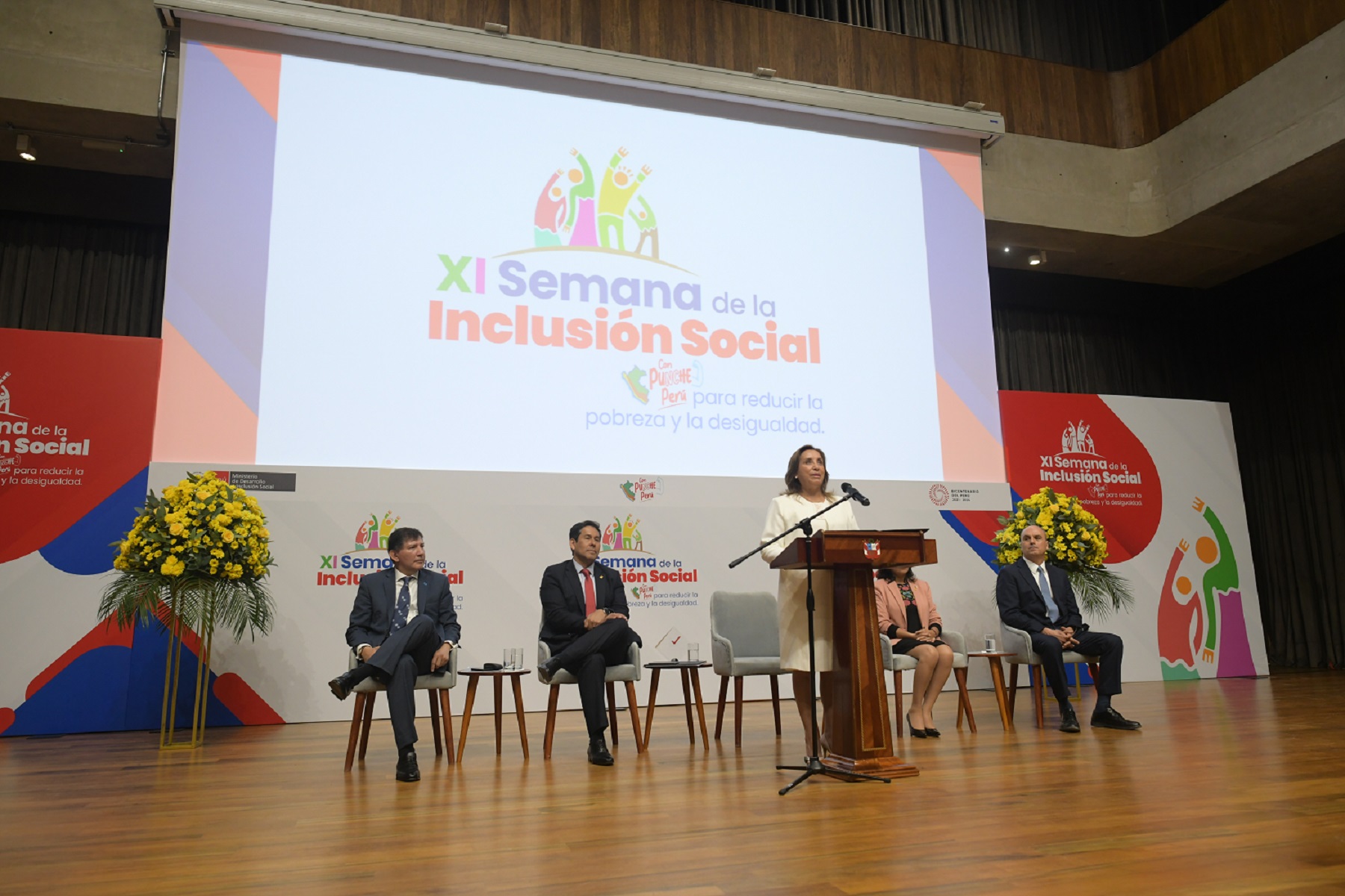 Durante actividades de la XI Semana de la Inclusión Social, "Hemos aumentado los recursos a los programas sociales", indicó presidenta Boluarte.