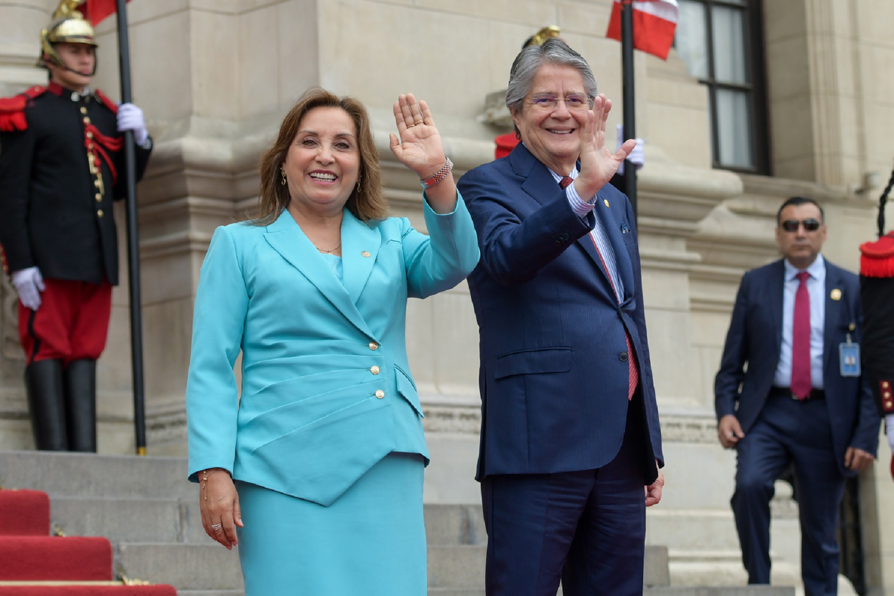 25 años de los acuerdos de paz, amigos y socios, sostuvo meridianamente presidenta Dina Boluarte a su par de Ecuador, Guillermo Lasso.