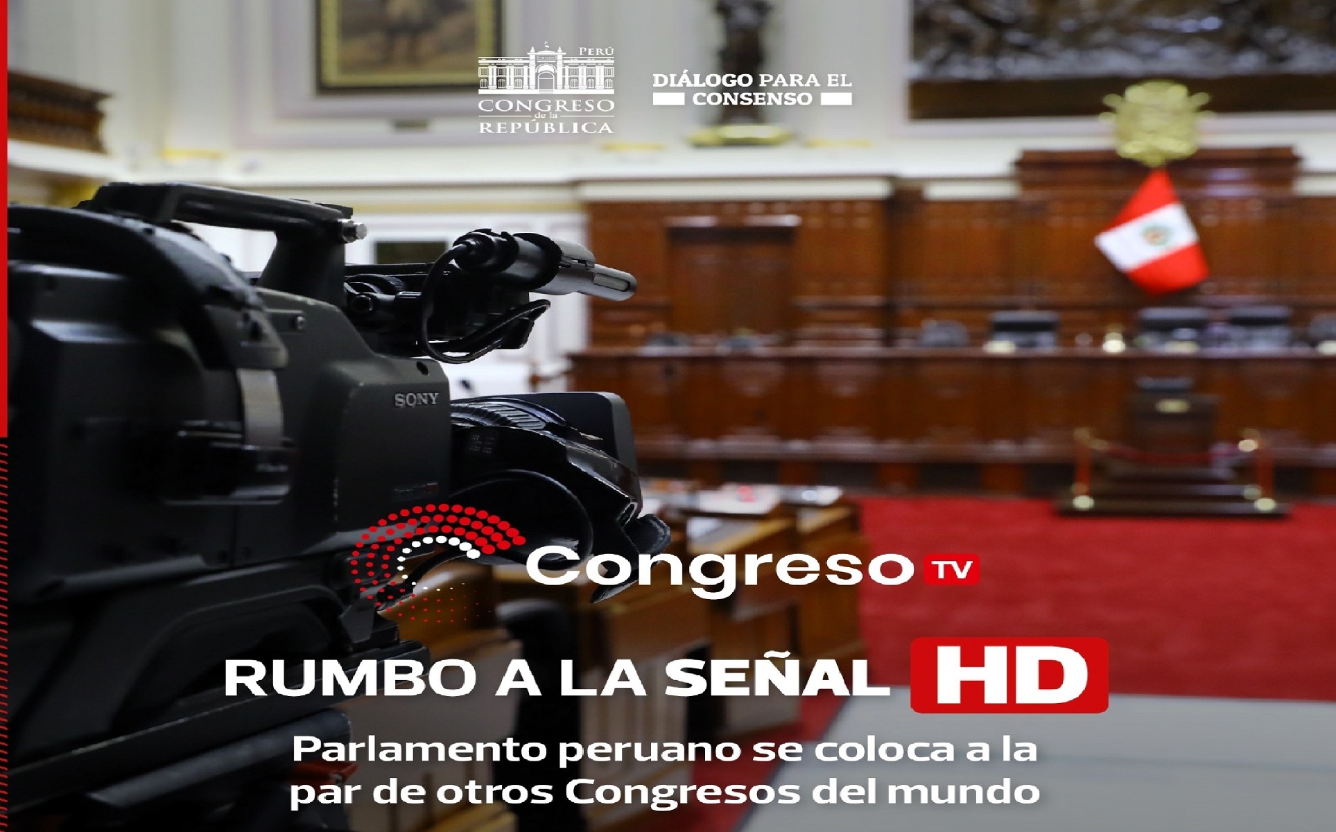 Congreso TV empieza lanzamiento de pruebas en señal digital, colocándose a la par de otros Parlamentos del mundo.