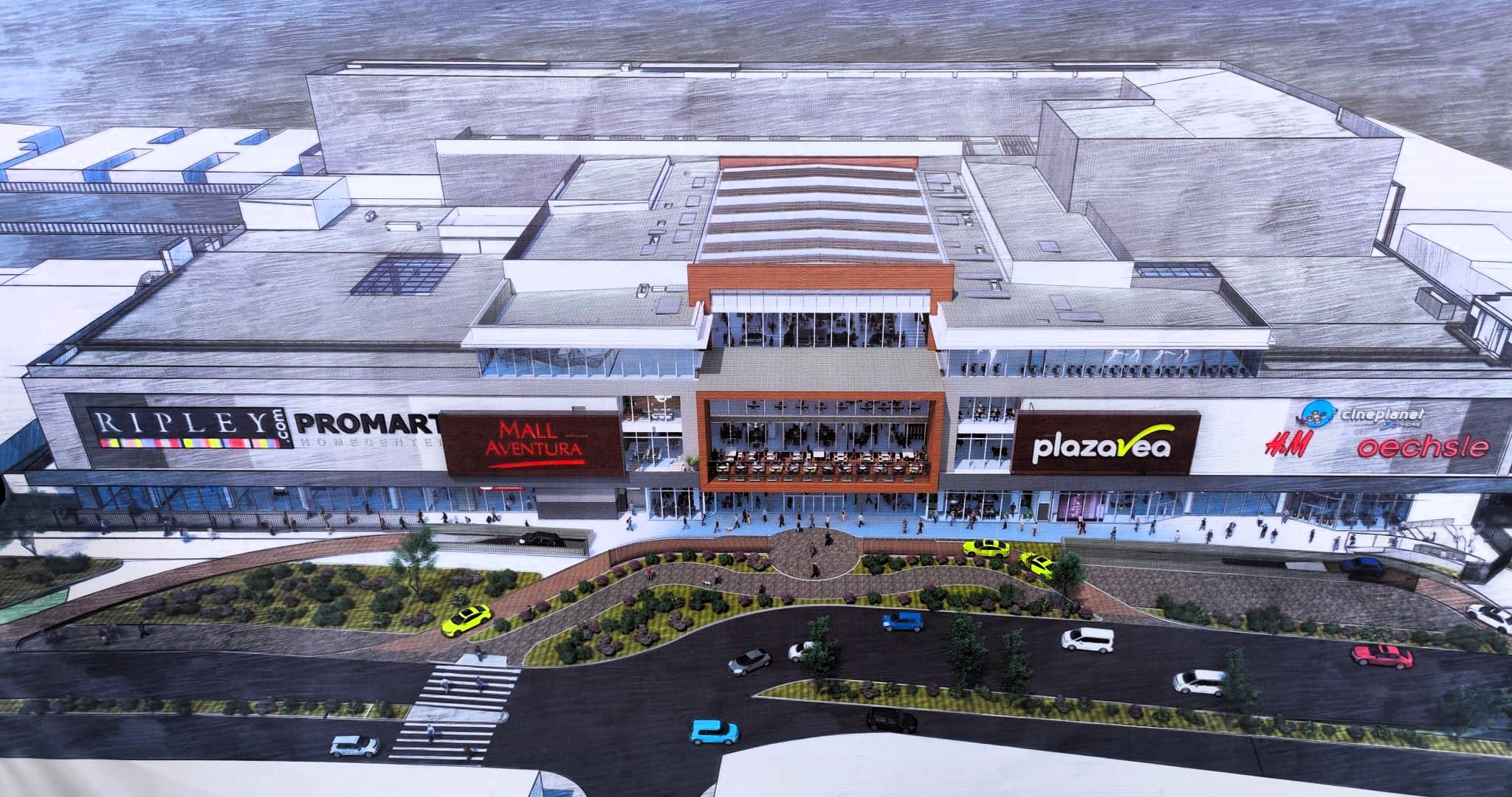 A la suma de USD 85 millones de dólares asciende la inversión de Ripley en la edificación del Mall Aventure en San Juan de Lurigancho en Lima.