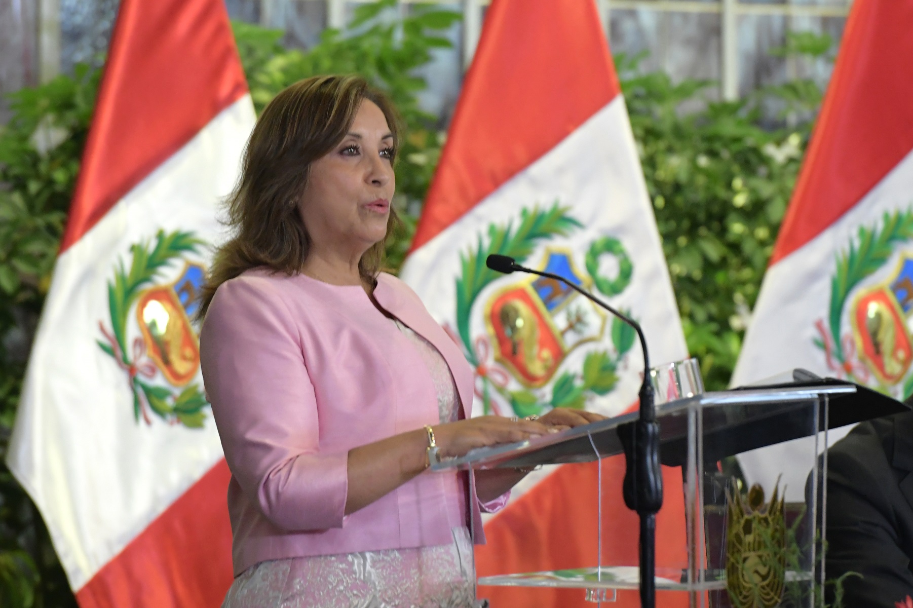 Presidenta Dina Boluarte participa en la ceremonia de lanzamiento de la presidencia del APEC Perú 2024.