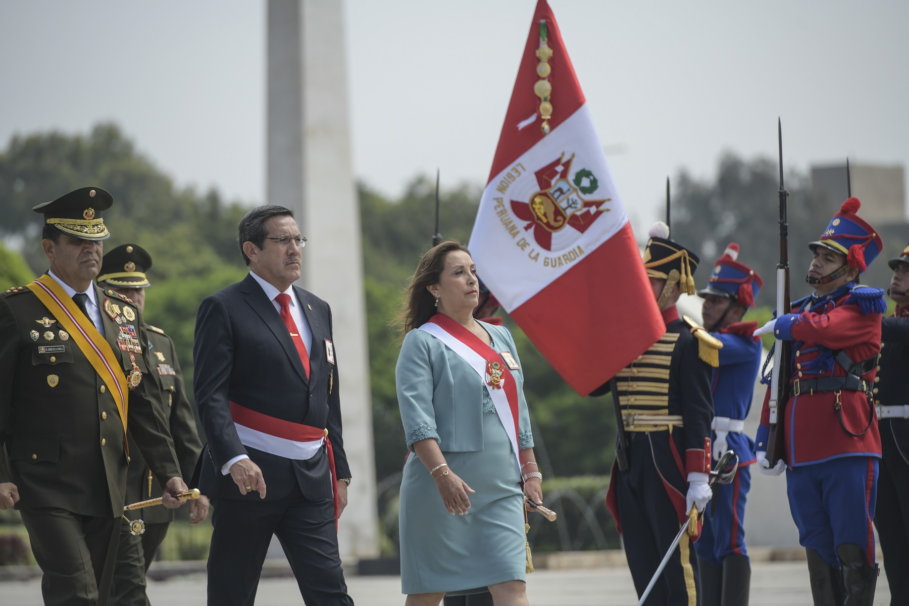 Jefa de Estado Dina Boluarte lideró actividades por 199.° aniversario de la Batalla de Ayacucho y Día del Ejército del Perú.