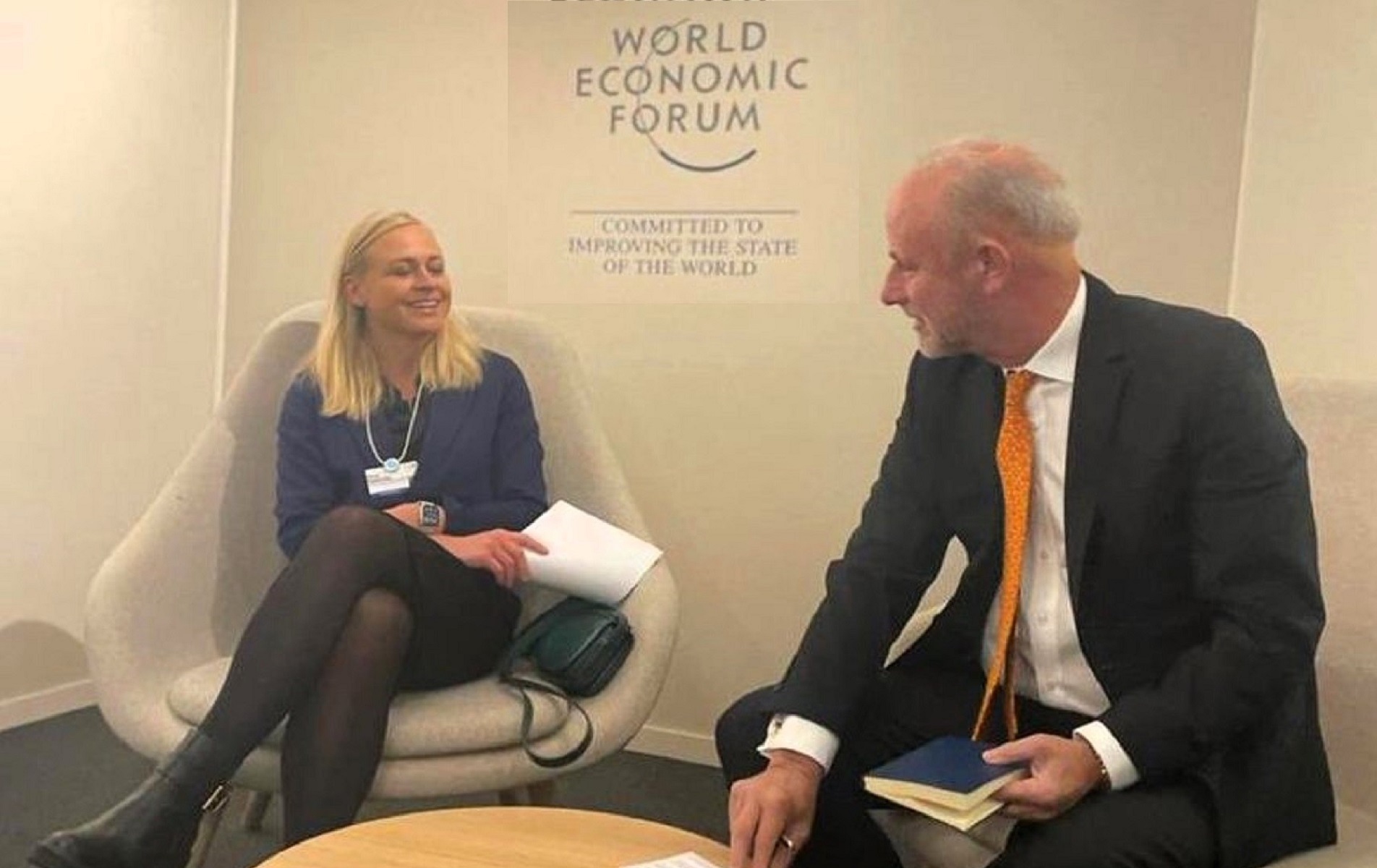 Cancilleres de Perú y Finlandia se reúnen en el marco de la Reunión Anual del Foro Económico Mundial en Davos, Suiza.