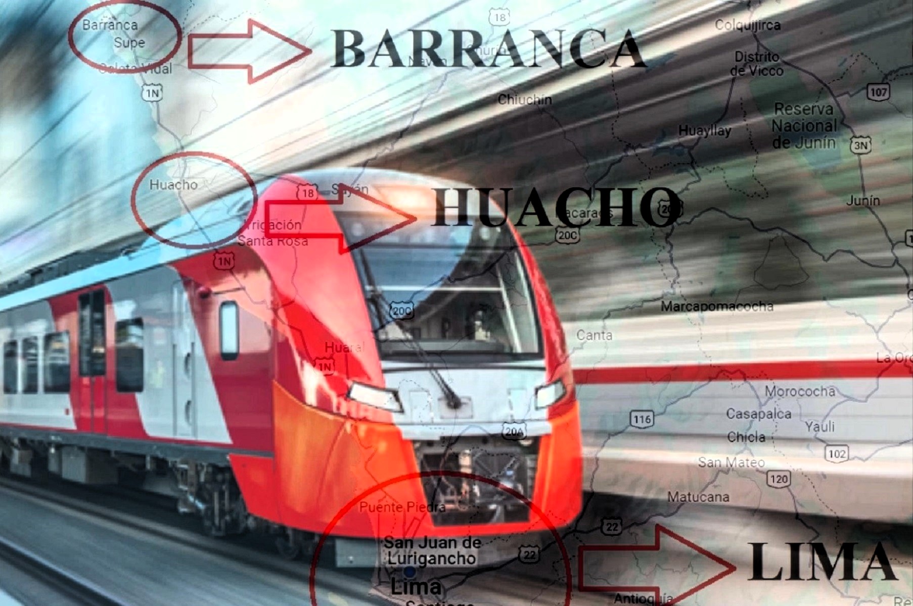 MTC otorga la buena pro para elaborar el Estudio de Preinversión del Ferrocarril de transporte masivo de carga y pasajeros Lima-Barranca.