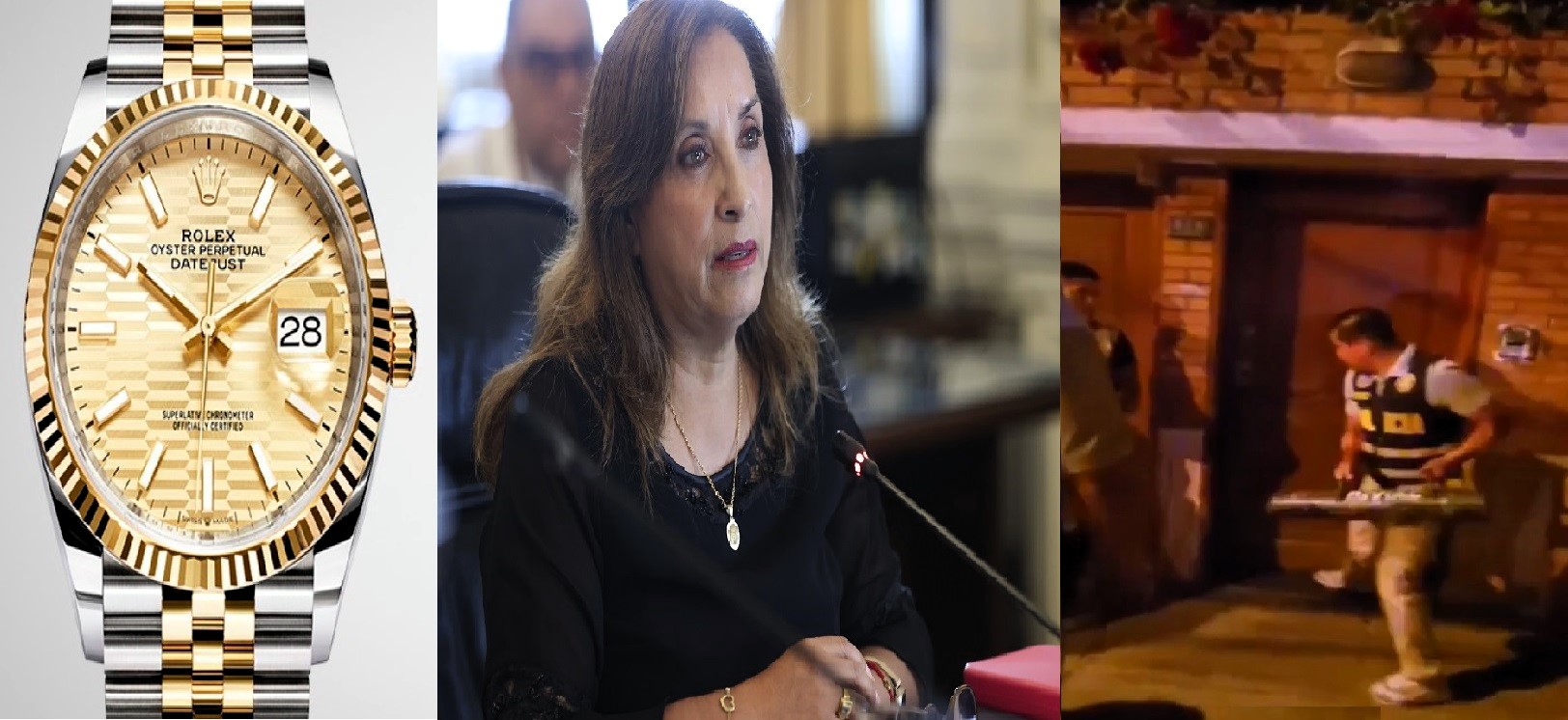 Fiscalía peruana allana domicilio de la presidenta de la nación, Dina Boluarte Zegarra, por enriquecimiento ilícito (Caso Rolex).