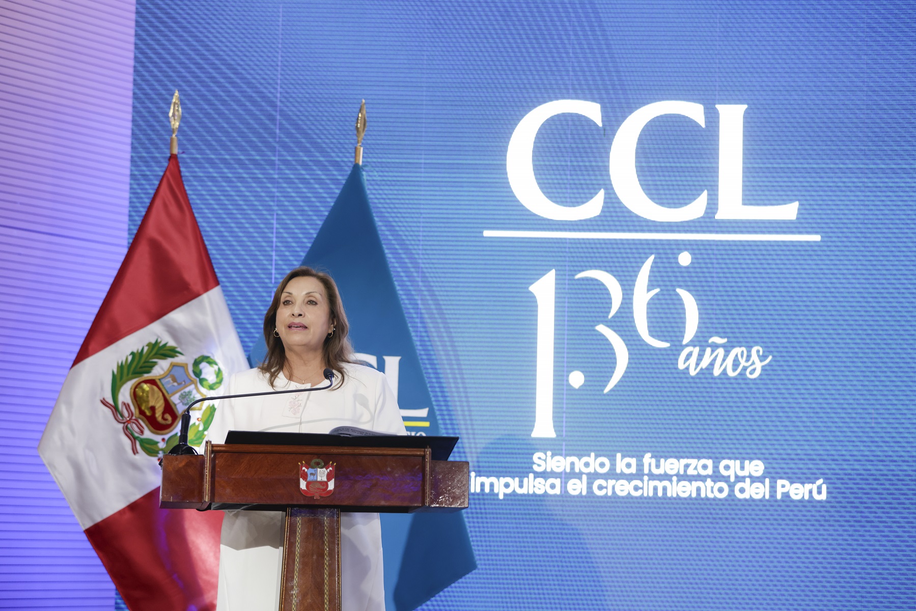Presidenta Dina Boluarte: Este 2024 será un mejor año con buen desempeño económico e impulso a las grandes obras de infraestructuras en el país.