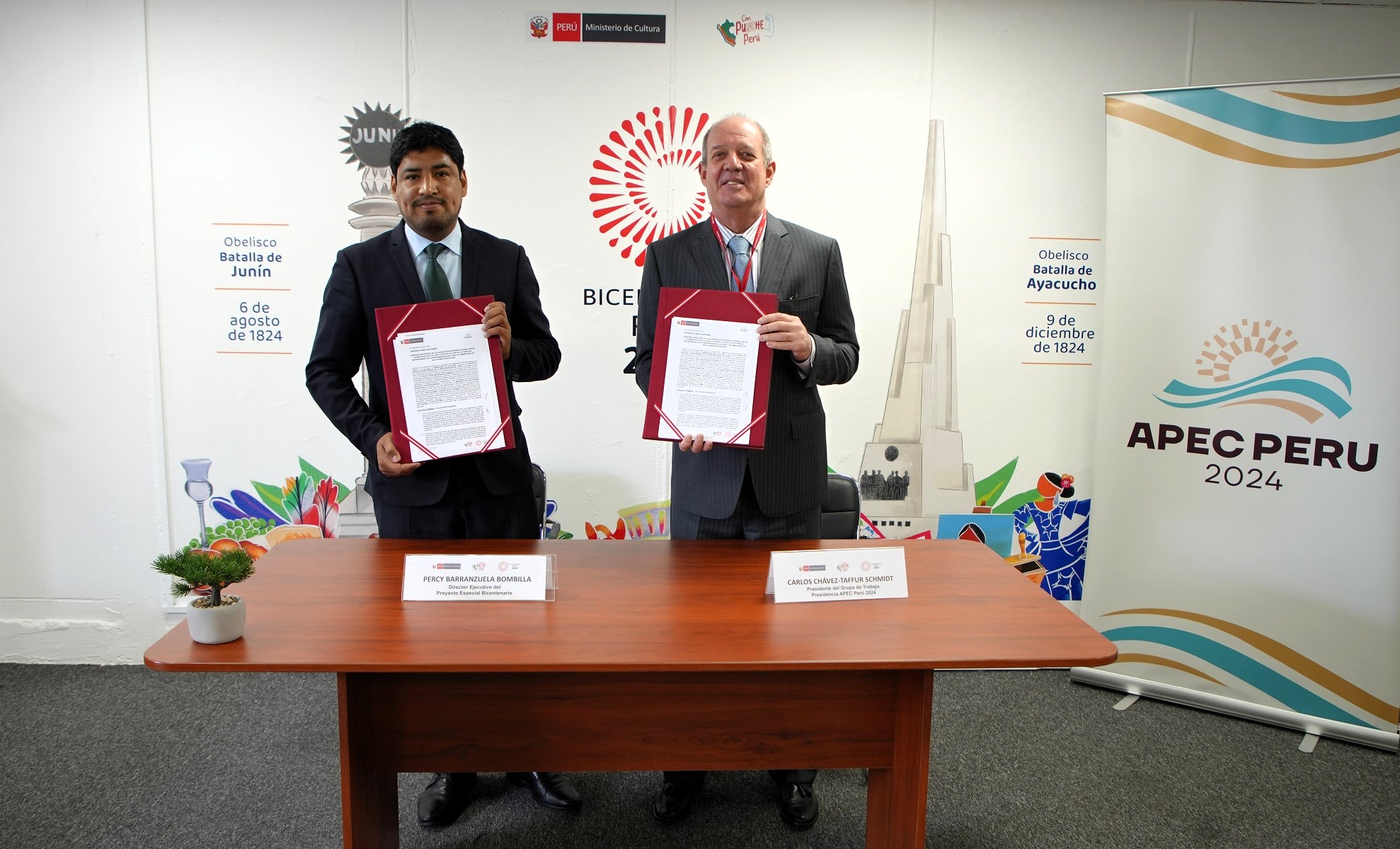 APEC Perú 2024 y Proyecto Especial Bicentenario firman convenio interinstitucional que busca desarrollar óptimas actividades programadas durante el 2024.