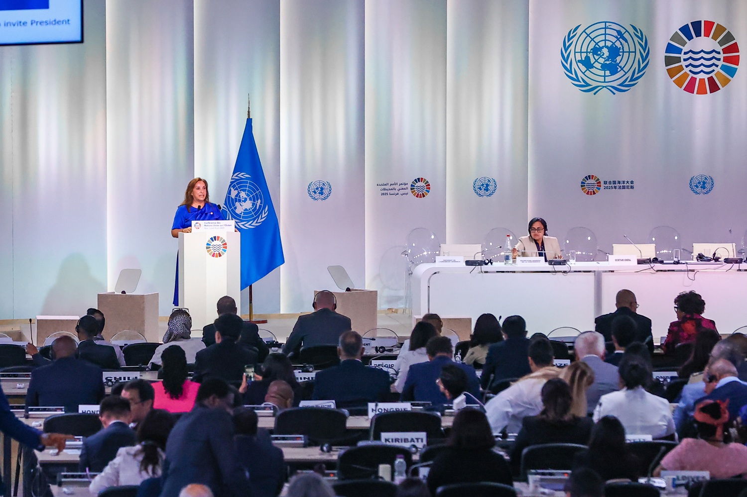 Compromiso del Perú con la sostenibilidad oceánica: “19 nuevos compromisos en la UNOC3, propuestos por el Perú en Niza - Francia”.