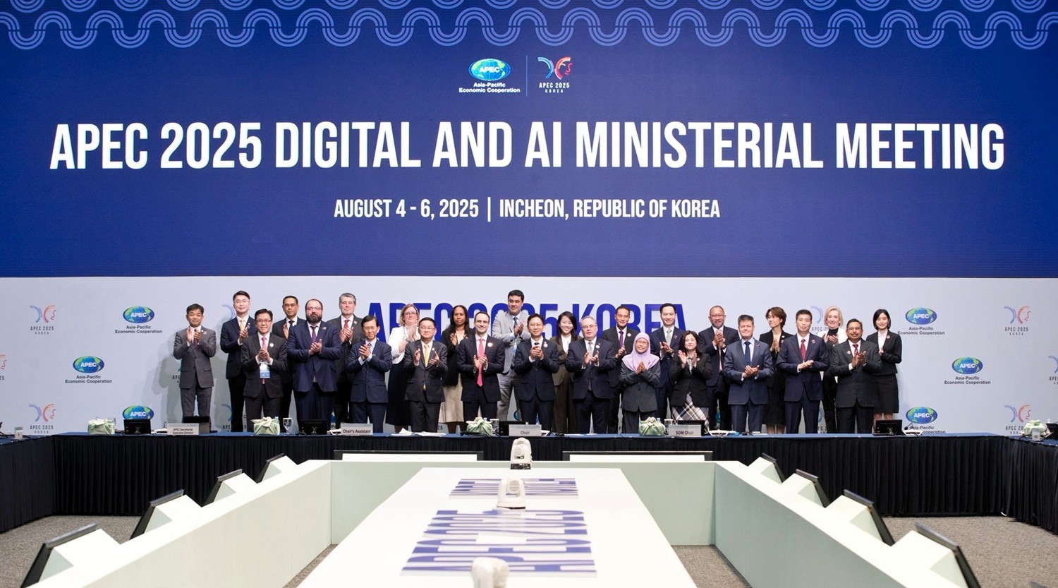 Reunión Ministerial Digital e IA de APEC: Forjando un Futuro Digital Inclusivo en Asia-Pacífico.