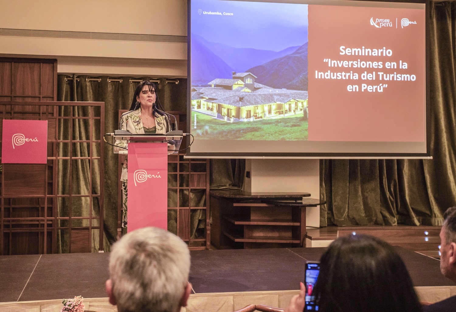 Inversión Turística en Perú: “US$ 347 millones en proyectos hoteleros presentados en Madrid por la ministra Desilú León (Mincetur)”.