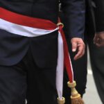 Fajín Ministerial: Símbolo de poder y compromiso en la juramentación de los titulares de los portafolios ministeriales en el Perú.