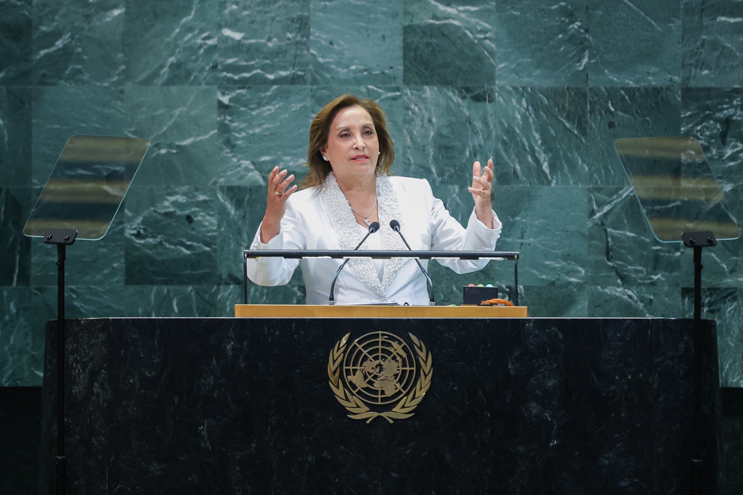 Presidenta Boluarte destaca resiliencia y crecimiento económico del Perú ante la asamblea de la ONU.