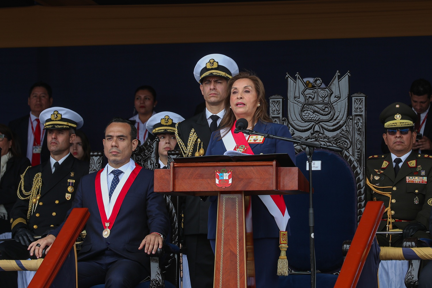 Perú Firme en la Lucha Contra la Delincuencia: “Mensaje de la Presidenta Boluarte en Aniversario de la Marina y del glorioso Combate de Angamos".