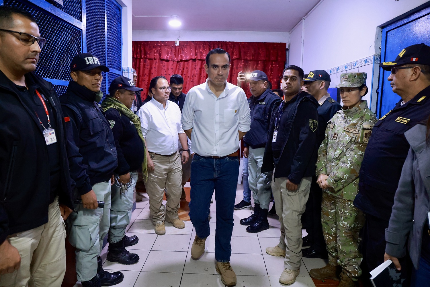 Huaral: Presidente Jerí Oré inspecciona comisaría y penal para consolidar cultura de paz.