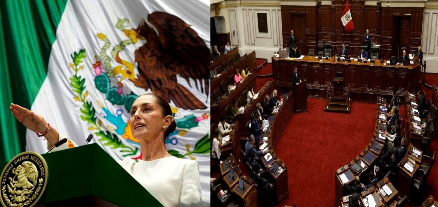 Contraste en la percepción de líderes: Claudia Sheinbaum 72% de aprobación en México vs. el Congreso Peruano con 100% de desaprobación.