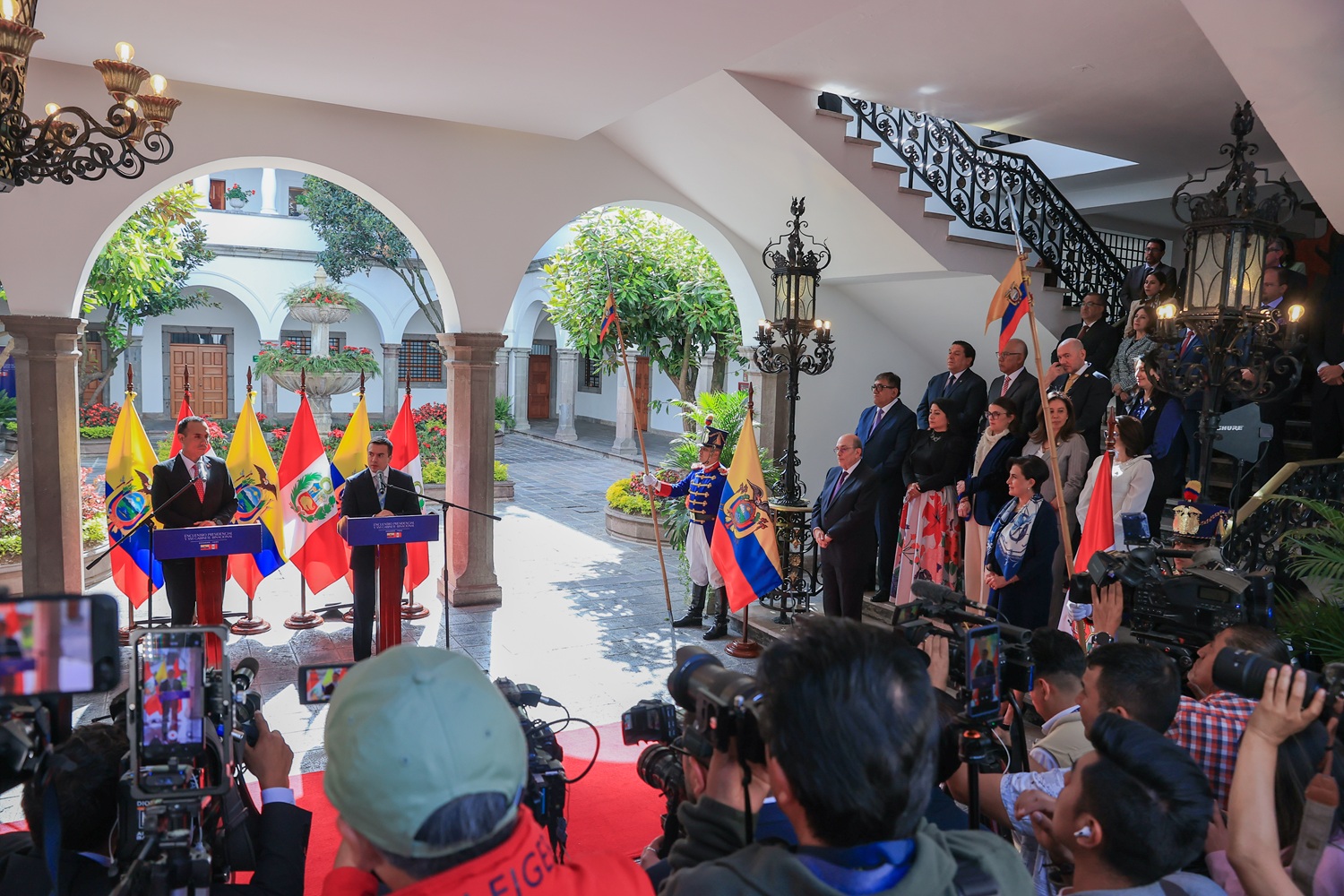 XVI Gabinete Perú-Ecuador: "Construyen agenda conjunta en seguridad, desarrollo sostenible y frontera más segura".