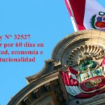 Congreso autoriza a Gobierno a legislar por 60 días en seguridad, economía e institucionalidad. Ley 32527 permitirá implementar 48 medidas urgentes.​