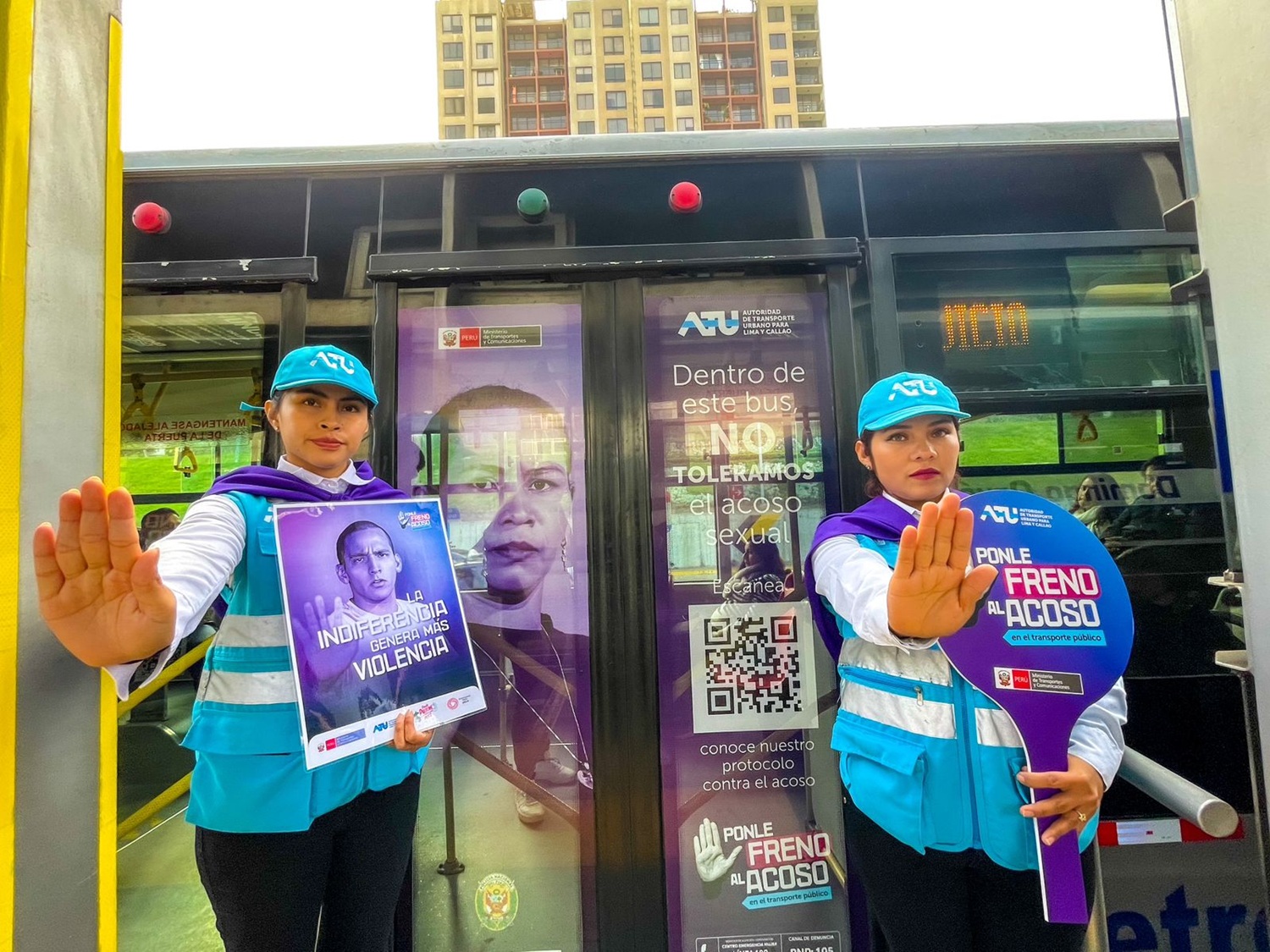 Ponle Freno al Acoso Sexual: "La ATU transforma el Metropolitano en espacio seguro, impulsando la cultura de la denuncia".