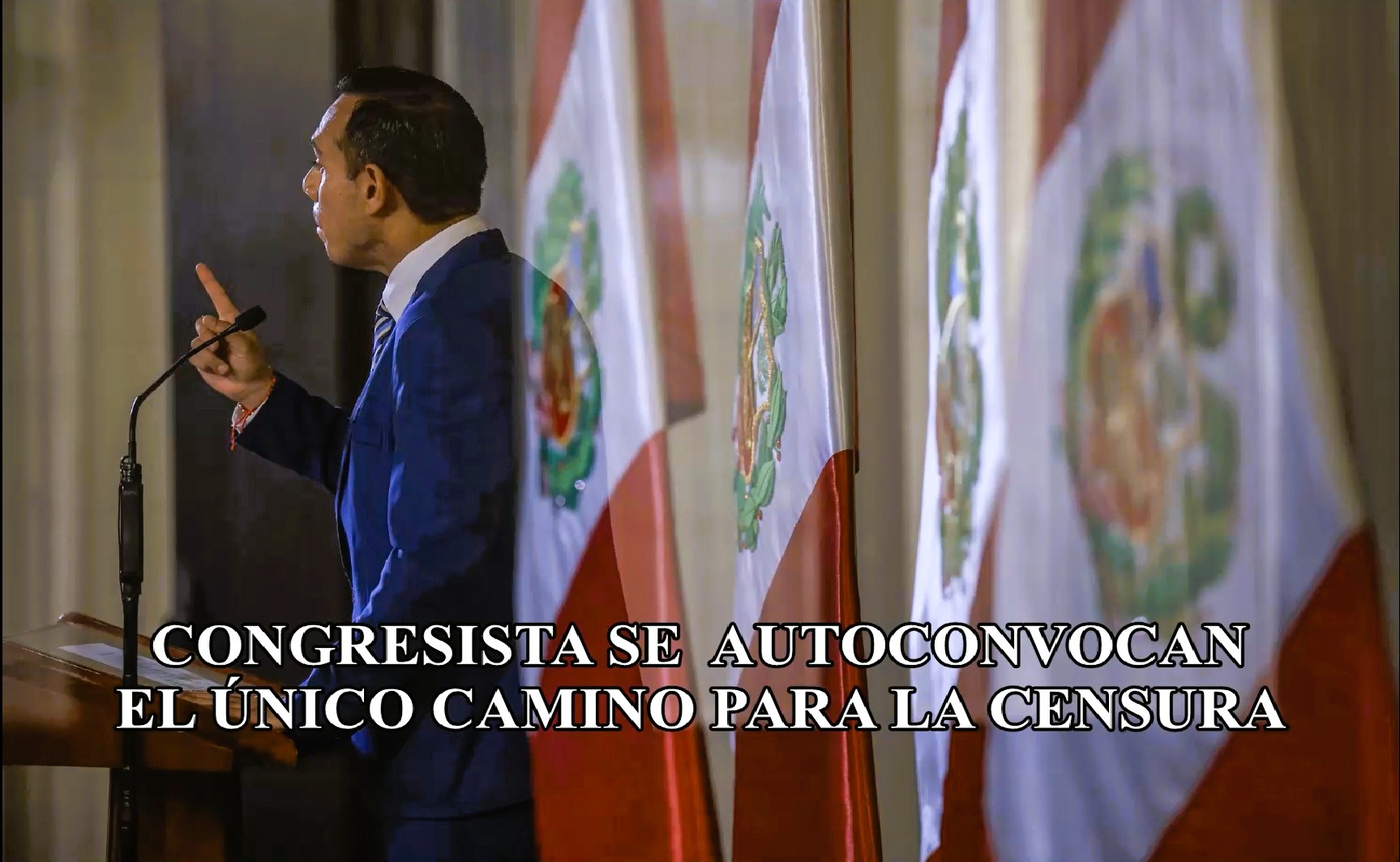 "Mociones de Censura a Jerí Oré: "Artículo 50 del Reglamento abre vía para autoconvocatoria de tres quintas partes de legisladores, es decir 78 congresistas".